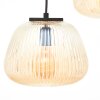 Brilliant Kaizen Lámpara Colgante Negro, 3 luces