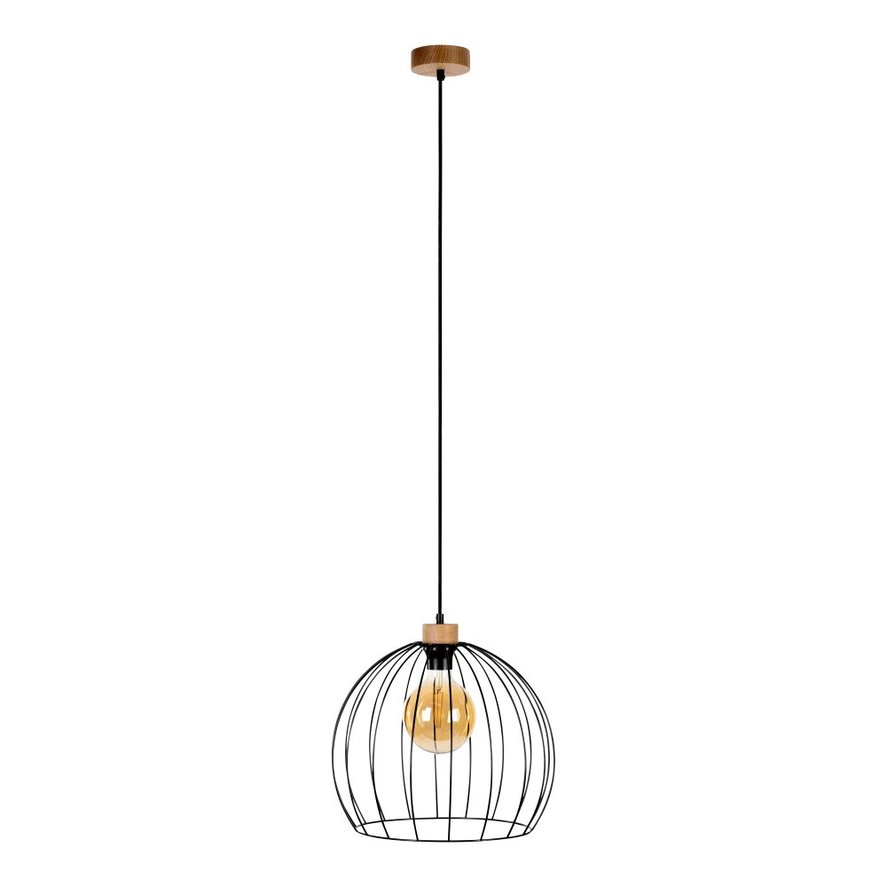 Lecueder Lámpara Colgante Madera clara, 1 luz main product photo