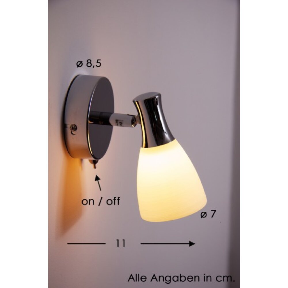 Reality Foco de pared Blanca, 1 luz main product photo