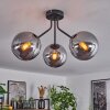 Gastor Lámpara de Techo Negro, 3 luces