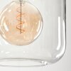Lauden Lámpara Colgante Cristal 25cm Transparente, 1 luz
