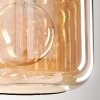 Lauden Lámpara Colgante Cristal 20cm Colores ámbar, 1 luz