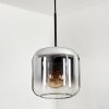 Lauden Lámpara Colgante Cristal 20cm Transparente, Ahumado, 1 luz