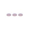 Trio ARGUS Lámpara empotrable - Set de 3 LED Blanca, 6 luces, Mando a distancia, Cambia de color