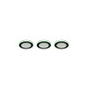 Trio ARGUS Lámpara empotrable - Set de 3 LED Negro, 6 luces, Mando a distancia, Cambia de color