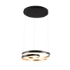 Trio Marnie Lámpara Colgante LED dorado, Negro, 1 luz