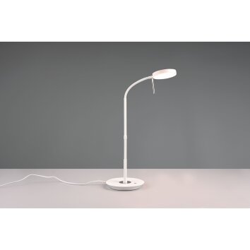 Trio Monza Lámpara de mesa LED Blanca, 1 luz