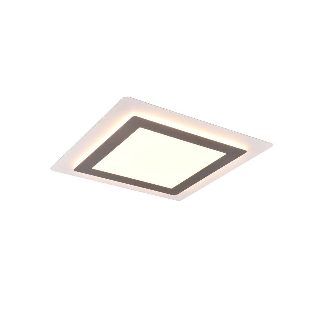 Trio MORGAN Lámpara de Techo LED Níquel-mate, 1 luz, Mando a distancia main product photo