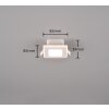 Trio NIMBUS Lámpara empotrable LED Blanca, 1 luz