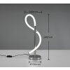 Reality Argos Lámpara de mesa LED Cromo, 1 luz