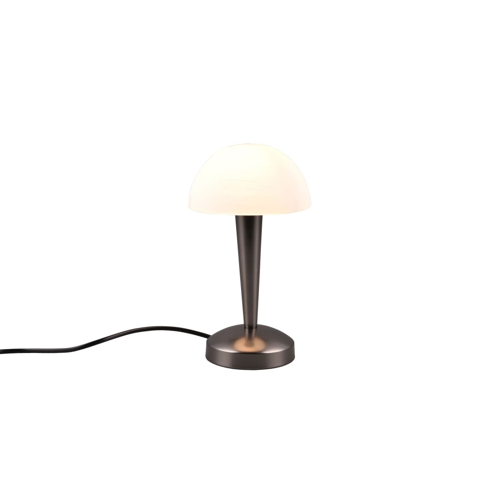 Reality CANARIA Lámpara de mesa LED Cromo, Negro, 1 luz main product photo