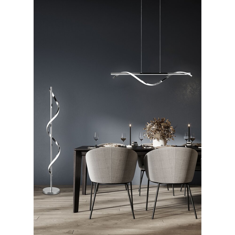 Reality Isabel Lámpara Colgante LED Cromo, 1 luz main product photo