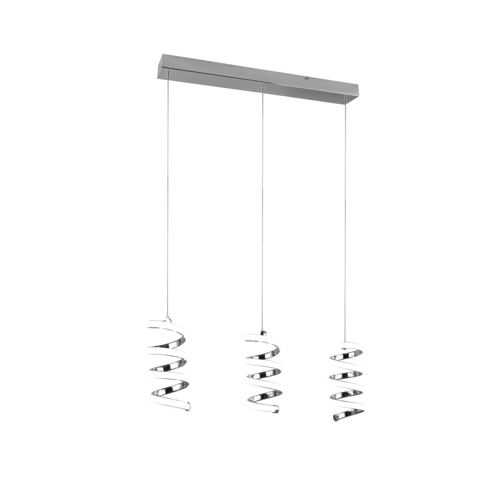 Reality Laola Lámpara Colgante LED Cromo, 3 luces main product photo