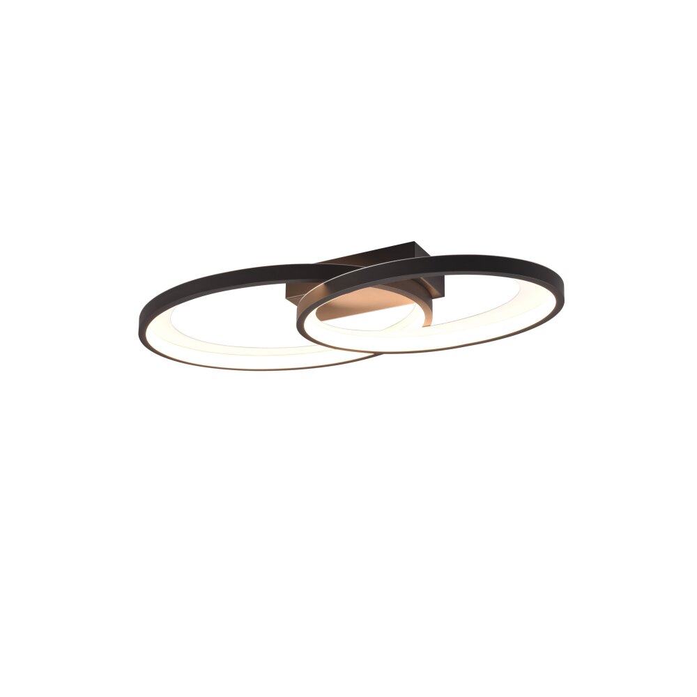 Reality Malaga Lámpara de Techo LED Negro, Blanca, 1 luz main product photo