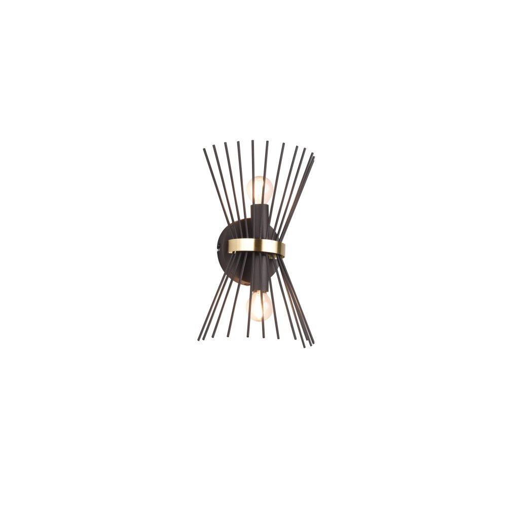 Reality ROD Aplique dorado, Negro, 2 luces main product photo