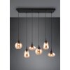 Trio Lumina Lámpara Colgante Negro, 6 luces