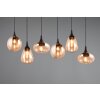 Trio Lumina Lámpara Colgante Negro, 6 luces