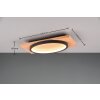 Trio Barca Aplique LED Crudo, Negro, 1 luz