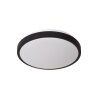 Lucide DASHER Lámpara de Techo LED Negro, 1 luz, Sensor de movimiento