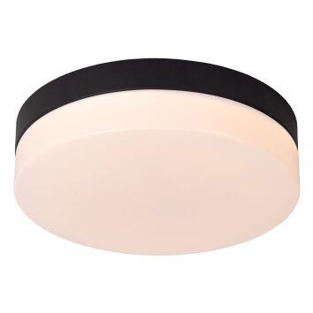 Lucide BISKIT Lámpara de Techo LED Negro, 1 luz, Sensor de movimiento