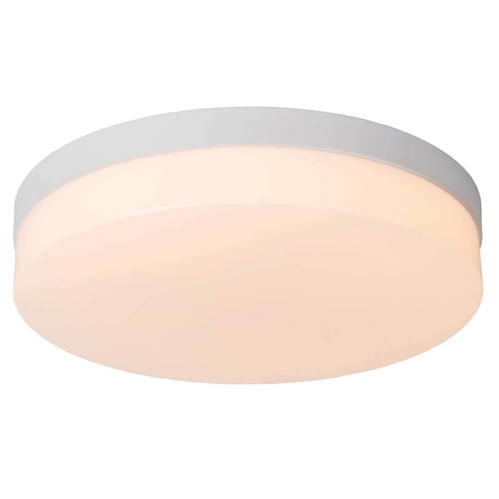 Lucide BISKIT Lámpara de Techo LED Blanca, 1 luz, Sensor de movimiento main product photo