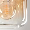 Lauden Lámpara Colgante - Cristal Colores ámbar, Transparente, 4 luces