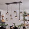 Koyoto Lámpara Colgante - Cristal Transparente, Ahumado, 8 luces