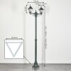 Naofe Candelabro Verde, Negro, 2 luces