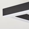 Cascada Lámpara de Techo LED Marrón, Color madera, Negro, 1 luz