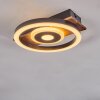 Taboneira Lámpara de Techo LED Negro, 1 luz