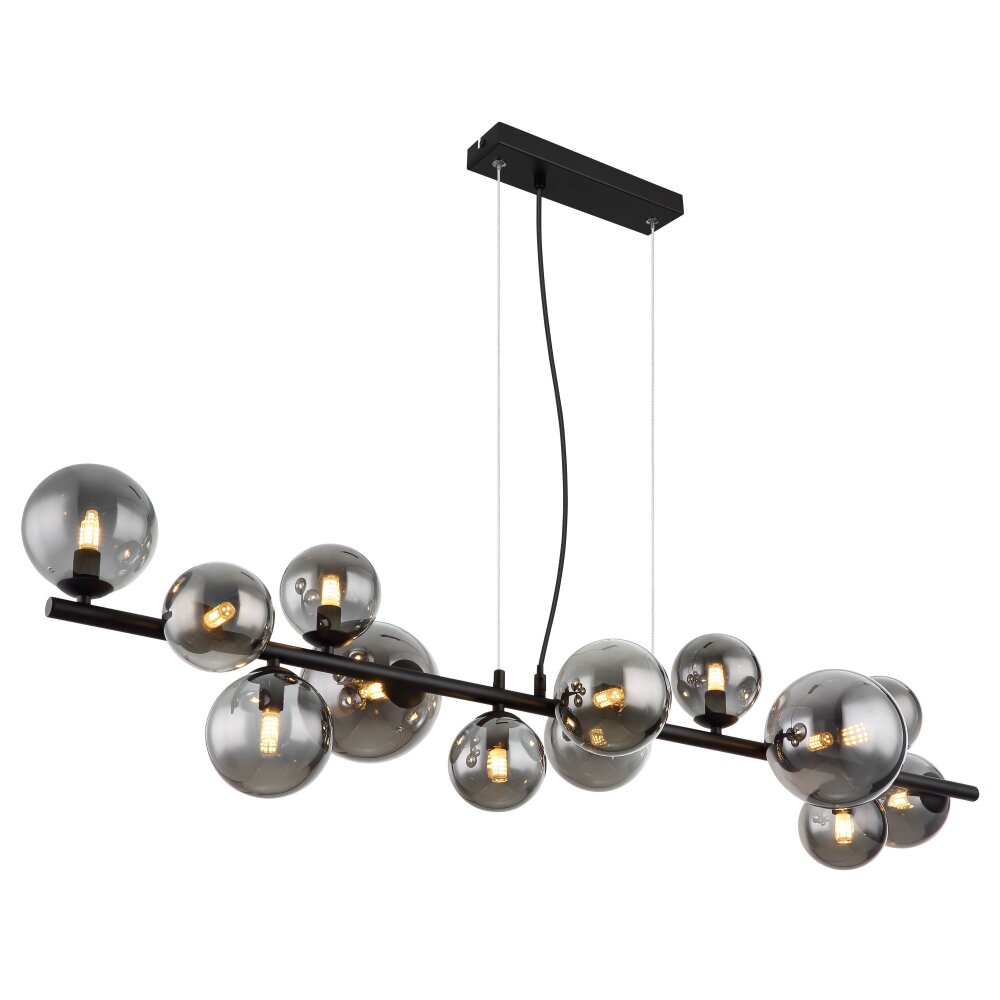 Globo RIHA Lámpara Colgante LED Negro, 13 luces main product photo