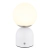 Globo JULSY Lámpara de mesa LED Blanca, 1 luz