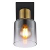 Globo HOLLSY Aplique Negro, 1 luz