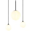 Globo HALLIE Lámpara Colgante Negro, 6 luces