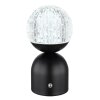 Globo JULSY Lámpara de mesa LED Negro, 1 luz