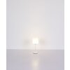 Globo LUNKI Lámpara de mesa LED Blanca, 1 luz
