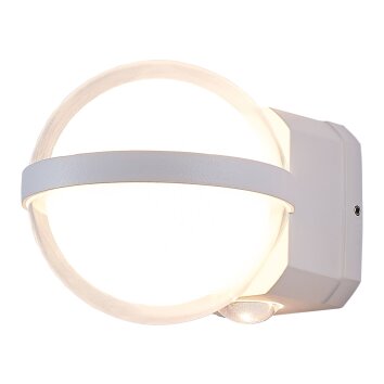 Globo ILLI Aplique para exterior LED Blanca, 1 luz, Sensor de movimiento