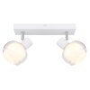 Globo TOKKI Lámpara de Techo Blanca, 2 luces