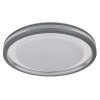 GloboTERPSA Lámpara de Techo LED Gris, Blanca, 1 luz, Mando a distancia