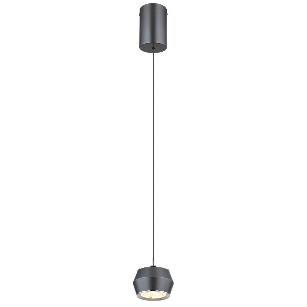 Globo MARTHY Lámpara Colgante LED Gris, 1 luz main product photo