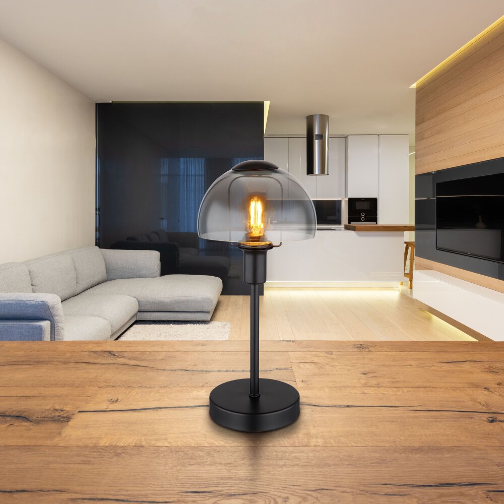 Globo KOKKINI Lámpara de mesa Negro, 1 luz main product photo