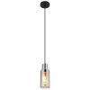 Globo Lámpara Colgante Negro, 1 luz