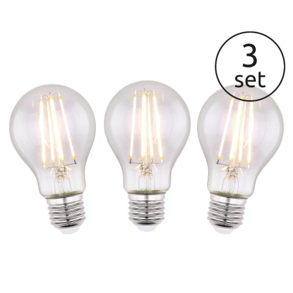 Globo Juego de 3 LED E27 7 watt 806 lúmenes Kelvin main product photo