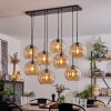 Koyoto Lámpara Colgante - Cristal Colores ámbar, 8 luces