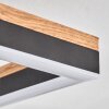 Cascada Lámpara de Techo LED Marrón, Color madera, Negro, 1 luz