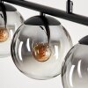 Gastor Lámpara Colgante - Cristal Transparente, Ahumado, 5 luces