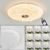 Klosters Lámpara de Techo LED Blanca, 1 luz