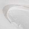 Klosters Lámpara de Techo LED Blanca, 1 luz