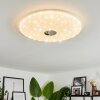 Klosters Lámpara de Techo LED Blanca, 1 luz