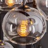 Apedo Lámpara Colgante - Cristal Transparente, Ahumado, 8 luces